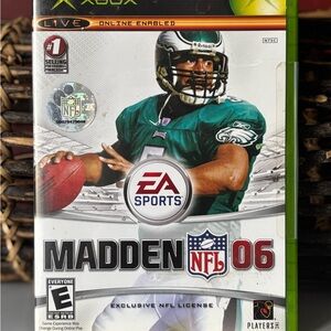 👛(ANY 2/$20) XBOX MADDEN NFL 06